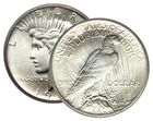 1 - Peace Silver Dollar Mid-1920'S Dated Extra Fine or Better