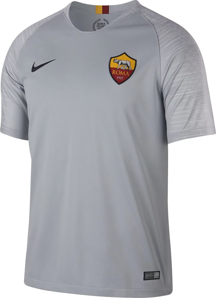 Maillot Roma Away 18/19 Nike Foot Homme Jaune Taille S M L - Photo 1/1