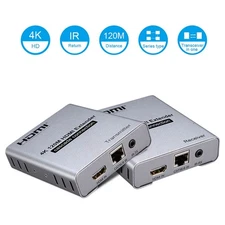 4K 120M HDMI Extender Cascade Connection over Cat5e/6 RJ45 Cable HDMI Splitter A
