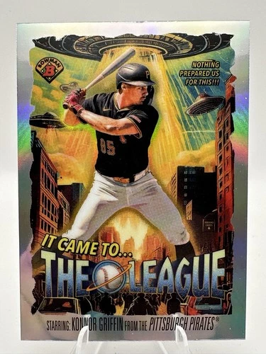 2025 Bowman Chrome Konnor Griffin IT Came To The League Pirates Refractor