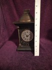 VINTAGE MANTLE CLOCK LOOK LIKE CIGARETTE DISPENSER WITH LIGHTER LID — photo 2