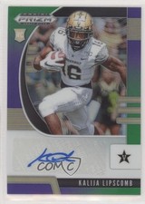 2020 Prizm Draft Picks Rookies Purple & Green /149 Kalija Lipscomb #260 Auto 2k5