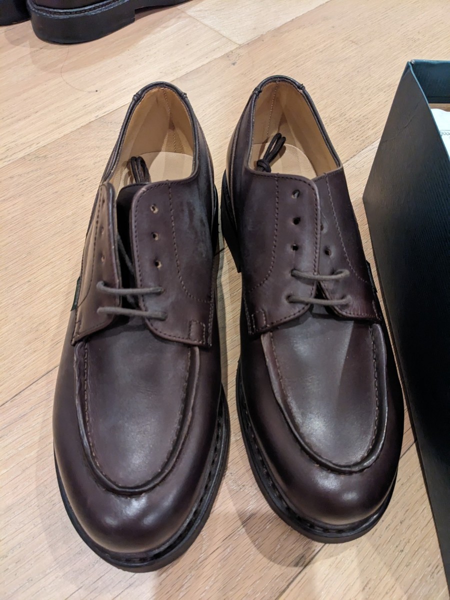 Paraboot Chambord Lisse Café Size US 8/EU 41 | eBay