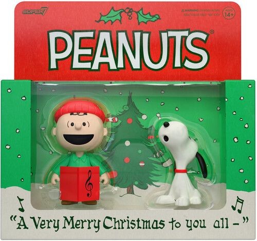Gadget -D- Peanuts: Super7 - Reaction Figures - 2 Pk Charlie Brown And Snoopy (-image