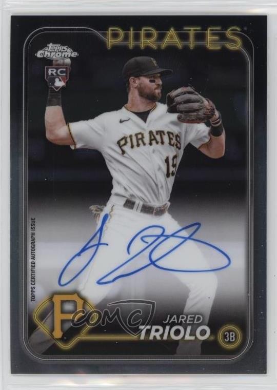 2024 Topps Chrome Rookie Auto Jared Triolo #RA-JTR Auto RC 12g7