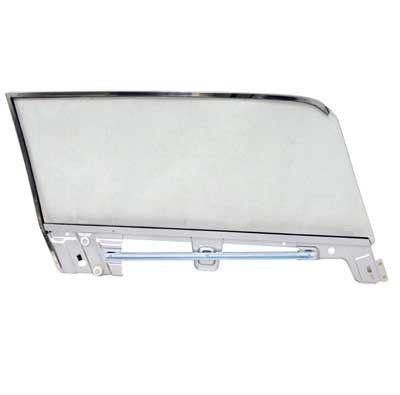 1967-68 Mustang Cougar; Door Glass Assembly; Coupe; Clear Glass; Driver Side thumbnail 2