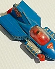 VTG 1979 Corgi Superman Supermobile DC Comics Diecast Blue Working Fists