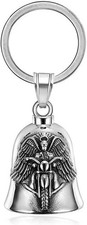 Motorcycle Angel Bell for Riders Guardian Bell for Bikers Men'S Good Luck Charm