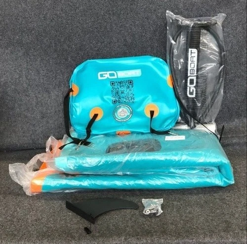 GOBOAT FREEDOM 1 Person Inflatable Disc Boat 300lbs Cap. NO MOTOR or BATTERY*