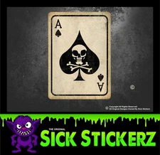 Vietnam Death Card Sticker Decal War Ace Car Truck Window Toolbox Soilder