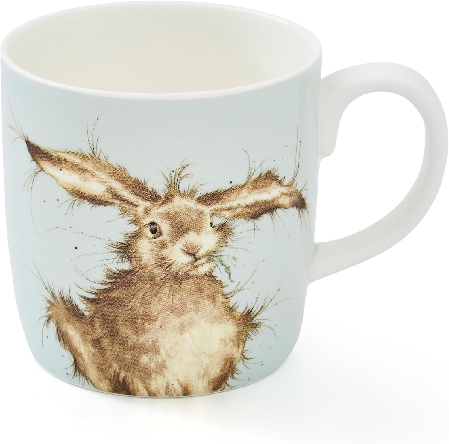 Royal Worcester x Wrendale Designs 'Hare Brained' Large Coffee Mug - Fine Bone