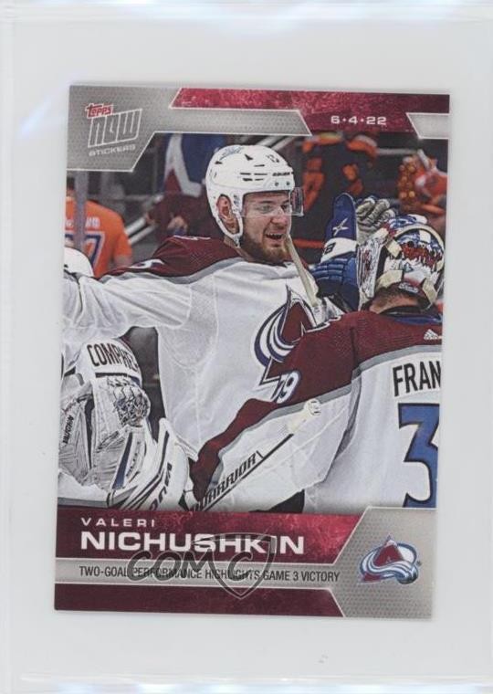 2021-22 Topps Now NHL Stickers /102 Valeri Nichushkin #515 0j81