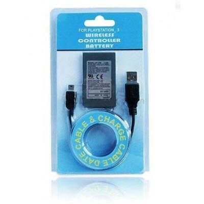 NEU PS3 AKKU FÜR SONY PLAYSTATION3 KABELLOSER CONTROLLER 1800mAh