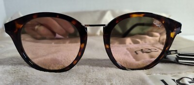 Quay Gotta Run Shades Tortoise And Gold Frame/Rose Lenses NWT