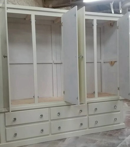 HANDMADE BERKSHIRE (IVORY) SIX DRAWER 4 DOOR QUAD WARDROBE NOT FLAT-PACK/ASMBLE - Picture 3 of 4