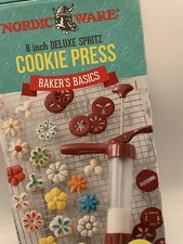 Nordic Ware Baker's Basic 8" Deluxe Spritz Cookie Press