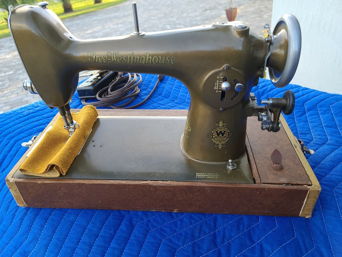 Vintage Free-Westinghouse Electric Sewing Machine Model ALB