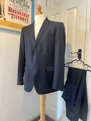 Digel 2 Piece Suit Duncan-AMF Preference Navy Blue Jacket 42 Trousers W38 L29