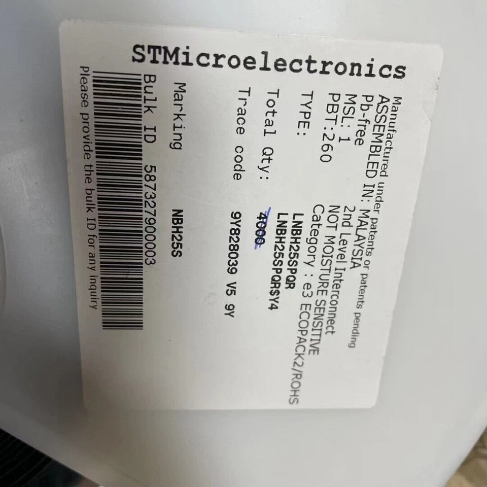 10PCS STM LNBH25SPQR LNB supply and control IC with step-up and IC interface - Image 2 of 3