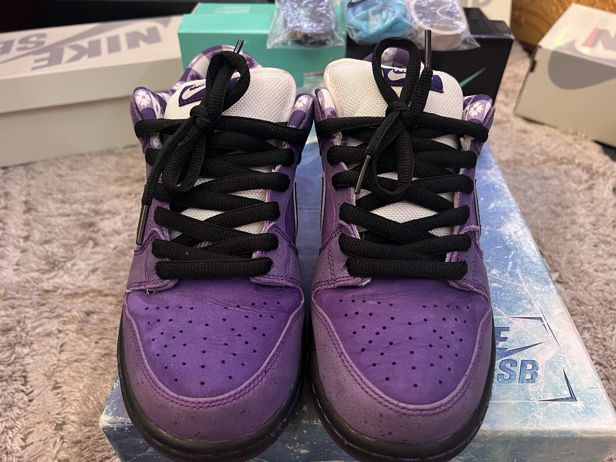 Nike SB Dunk Low Concepts Purple Lobster Size 8 Special Box Nike SB Dunk Low Concepts Purple Lobster Size 8 Special Box