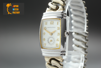 専用 HAMILTON ハミルトン 6247 ベントン 電池新品　限定品 HAMILTON ベントン 6247 シルバー 希少 極美品 電池交換済 ハミルトン