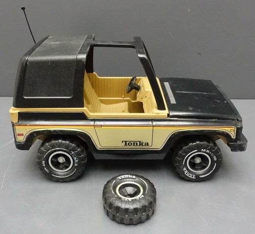 TONKA Jeep Bronco 4X4 Steel Toy Black 
