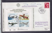 FARNBOROUGH INTERNATIONAL COVER SIGNED BY  AM SIR JOHN CURTISS
