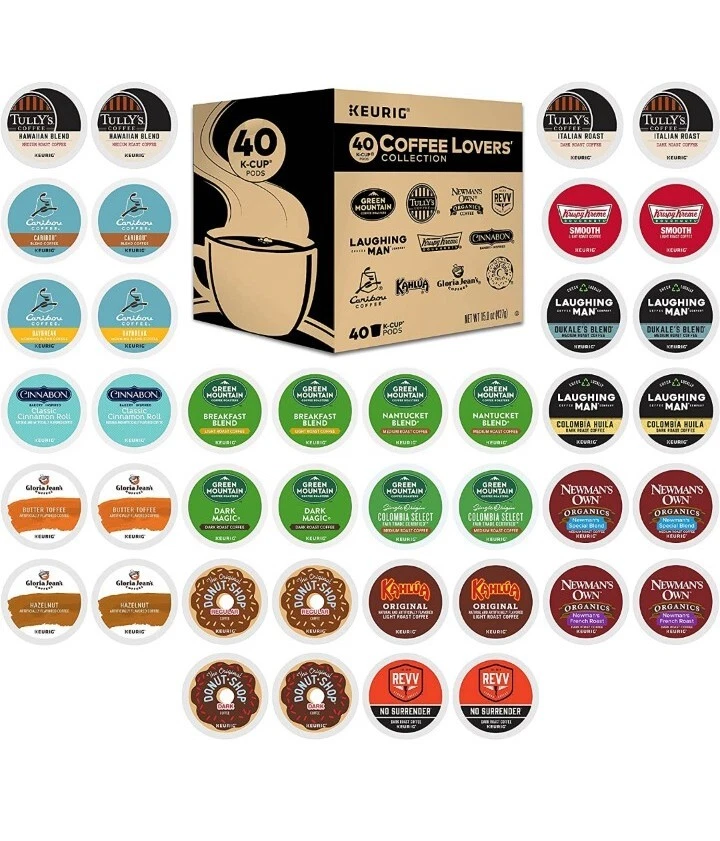 Keurig Coffee Lovers X2 Collection Variety K Cup Pods 40 Ct X 2