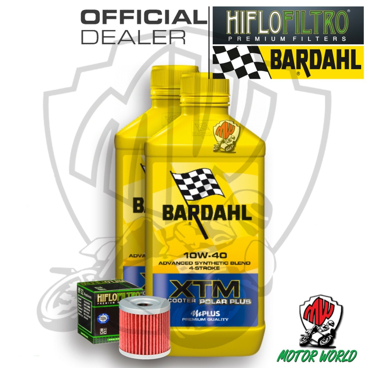 Service Bardahl XTC 10W40 Ölfilter Luft Kerzen Spray GSF Bandit 650 07/08