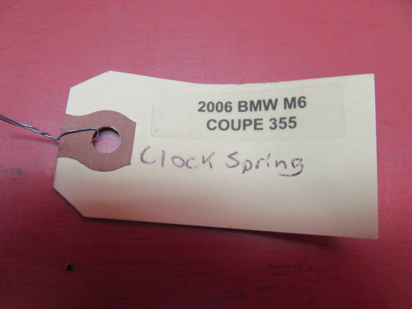 20062010 BMW M6 E63 OEM DRIVER STEERING WHEEL CLOCK COIL SPRING