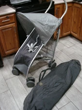 MACLAREN STARCK #A164821 PUSHCHAIR/BUGGY/STROLLER IN CHARCOAL GREY MINT!!
