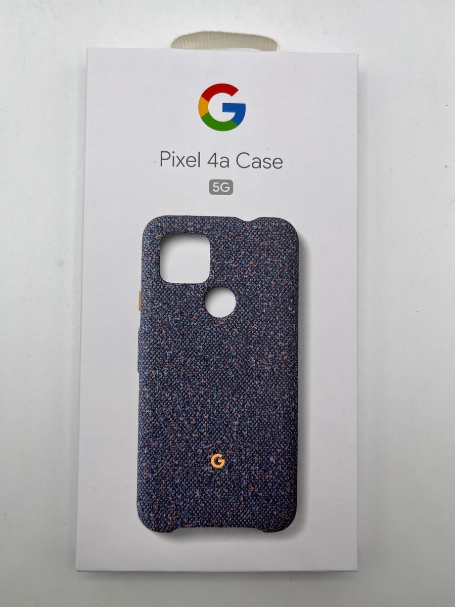 Authentic Google Fabric Case for Pixel 4a 5G Only Blue Confetti