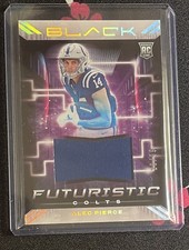 2022 Panini Black Football Alec Pierce RC FUTURISTIC PATCH  /99 COLTS