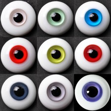 Lots 15 Pair 12MM Colorful Glass BJD Eyes For DOD DZ AOD Volks Luts BJD Doll