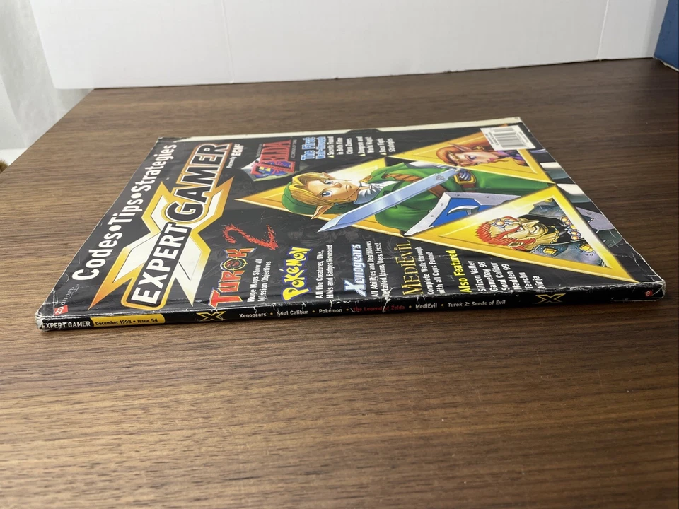 Expert Gamer Magazine December 1998 Issue 54 Legend Of Zelda Turok 2 Pokemon - Image 2 of 4