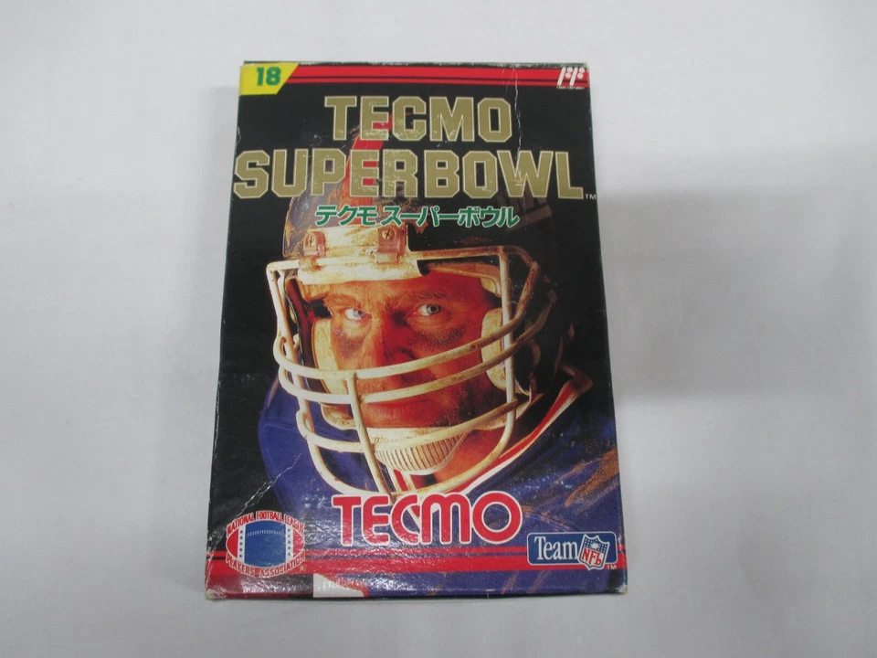 NES -- TECMO SUPER BOWL -- Box. American football. Famicom, JAPAN Game. 10979 - Image 2 of 4