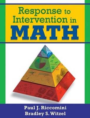 Response to Intervention in Math - Paperback By Riccomini, Paul J. - VERY GOOD