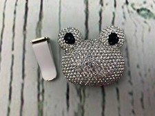Car Air Fresheners Vent Clips Cute Bling Diamond Frog Car Air Conditioning