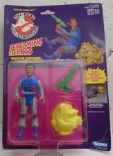 Real Ghostbusters Screaming Heroes Winston Zeddmore Kenner Houndhowl Ghost READ