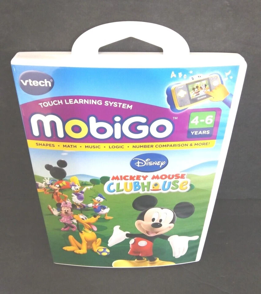 Vtech Mobigo Touch Learning System Case And Manual ONLY Mickey Mouse Clubhouse - Image 3 of 4