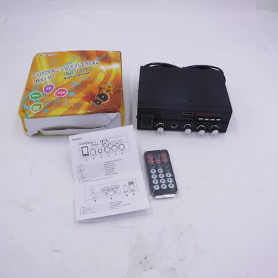 Kinter T1 Power Amplifier play MP3 in USB TF Card AC 240V DC 12V 20Hz-20KHz