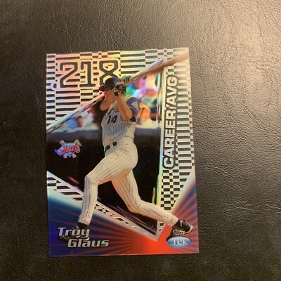 C32b   1999 Topps Tek #10a Troy Glaus California angels￼￼￼￼ ￼￼￼,￼pattern￼ 10