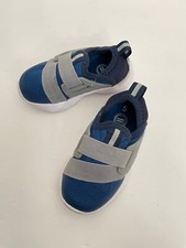 Wonder Nation Toddler Boys Size 5 Shoes Sneakers Blue Gray/White Accents