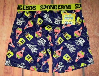 MENS NICKELODEON SPONGEBOB BOXER BRIEF SIZE XL (40/42)