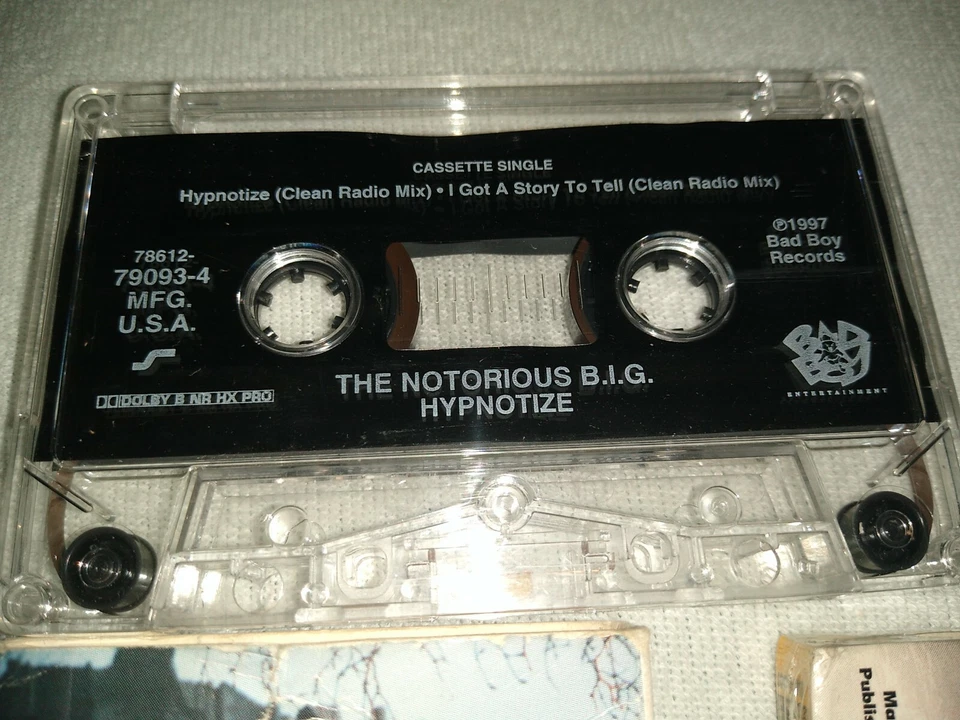 Cassette rap Tape Single Lot Of Two Notorious BIG/Players for life - Imagem 4 de 4