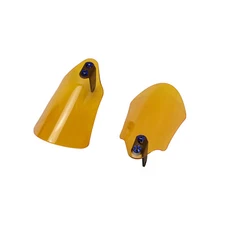 Sunset Orange Acrylic Hand Grips Guard for Harley Softail Dyna Touring FLHR FLHX