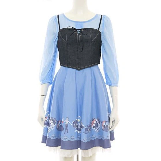 Disney Secret Honey Little Mermaid Ariel Kiss the Girl Mini Dress
