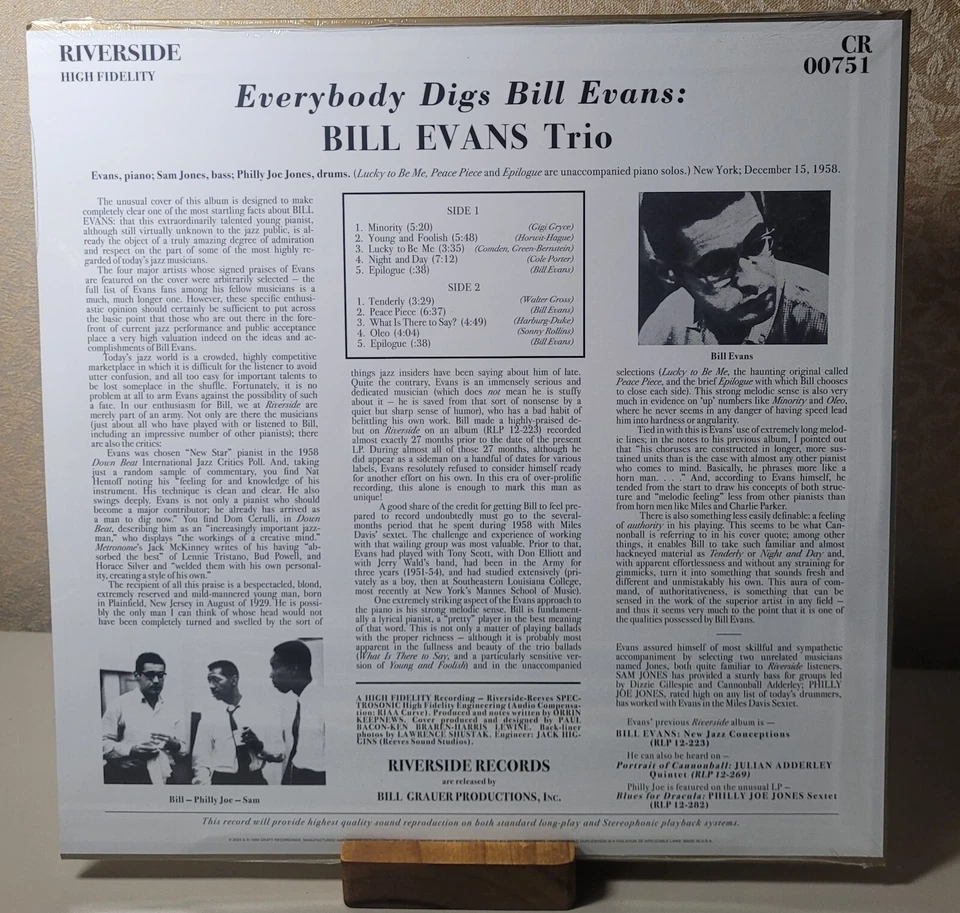 Everybody Digs Bill Evans RSD 2024 (Sealed & New)w/minor sleeve damage - Image 2 of 2