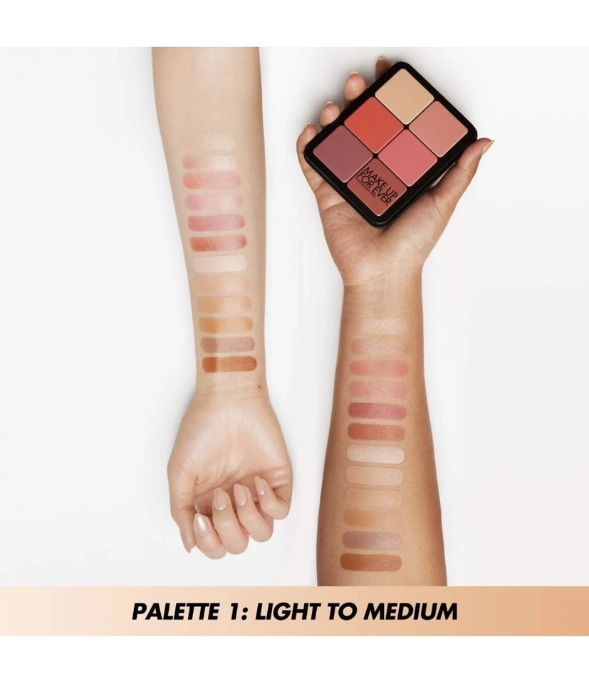 Make  Up For Ever HD Skin Face Essentials Full Face Cream Palette Light/Medium - Image 2 of 4