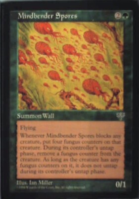 Mindbender Spores - Mirage: #229, Magic: The Gathering Nm R124